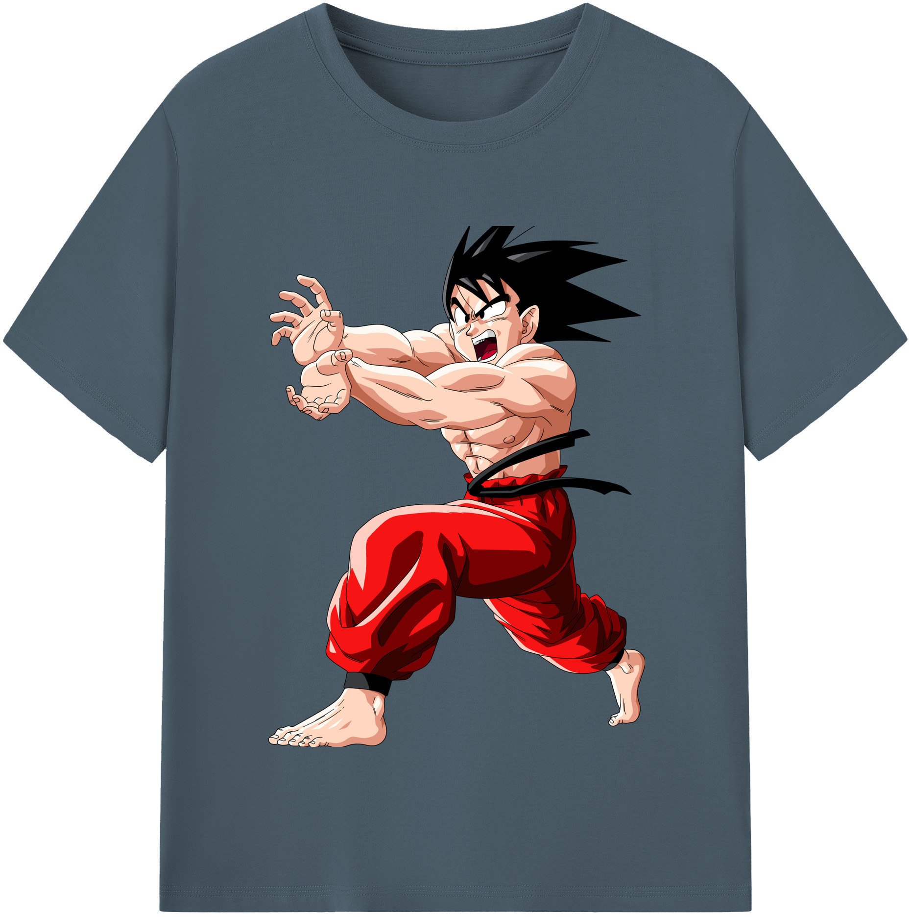 （画像用） ドラゴンボール 孫悟空（そん ごくう）Son Goku カカロット DRAGON BALL Kakarotto 綿100％半袖Tシャツ（フロントプリント）